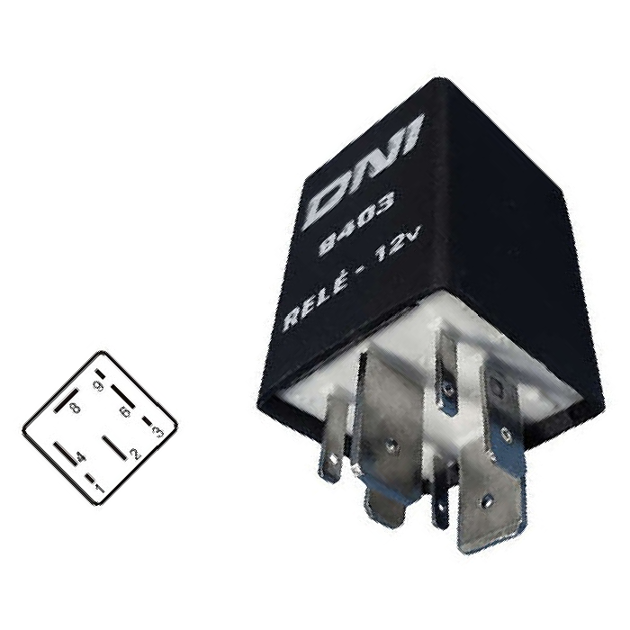 Relê 12V Bomba Combustível - DNI - 8403