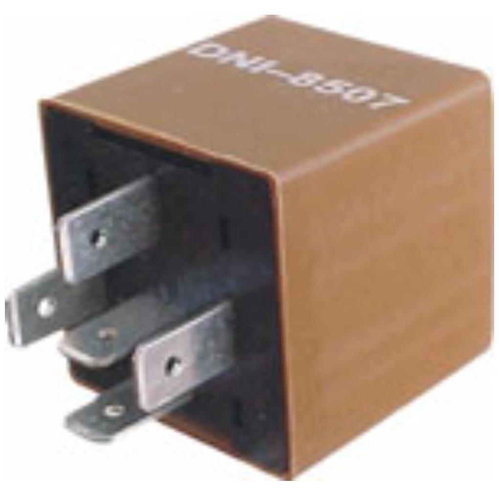 Relê Ar Condicionado Eletroventilador 12V 5 Conexões - DNI - 8507