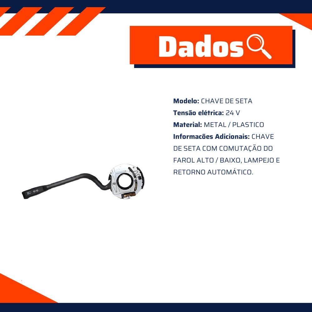 Chave de Seta - Diretec - DTC1089