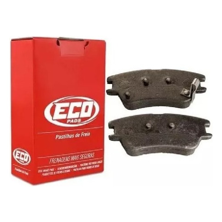 Pastilha de Freio Dianteira para Hyundai Atos Prime - ECOPADS - ECO1237