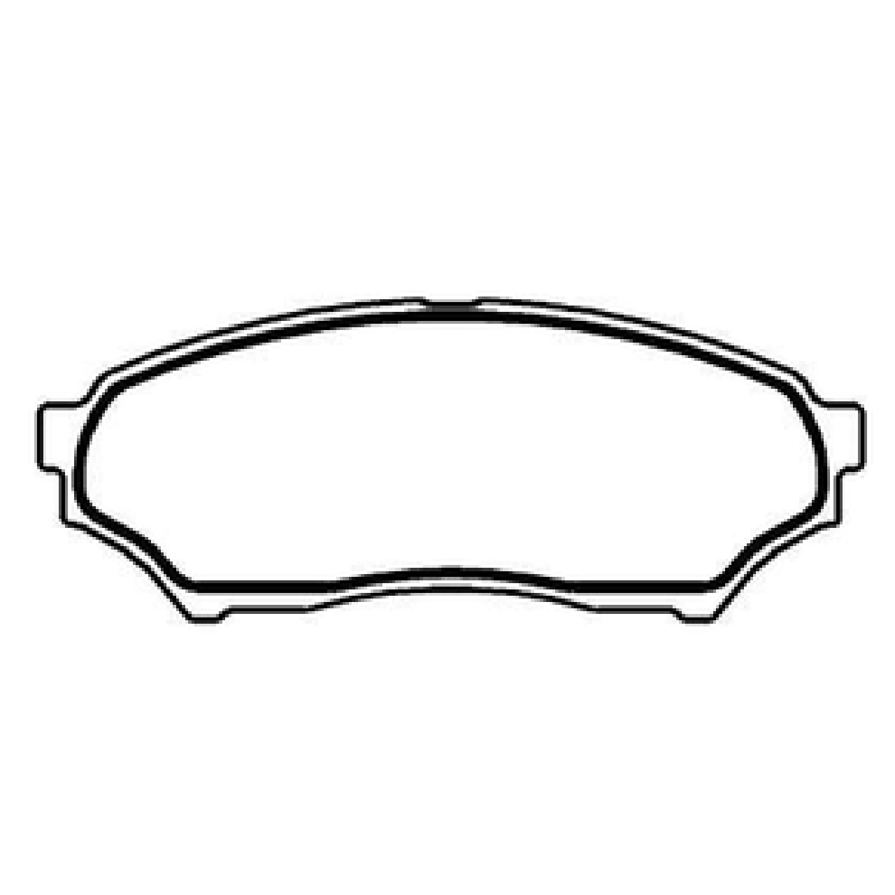 Pastilha de Freio Dianteira para Mitsubishi Pajero e Pajero Tr4 - ECOPADS - ECO1317