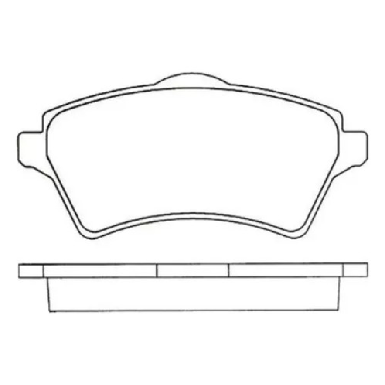 Pastilha de Freio Dianteira para Land Rover Freelander 1 - ECOPADS - ECO1356