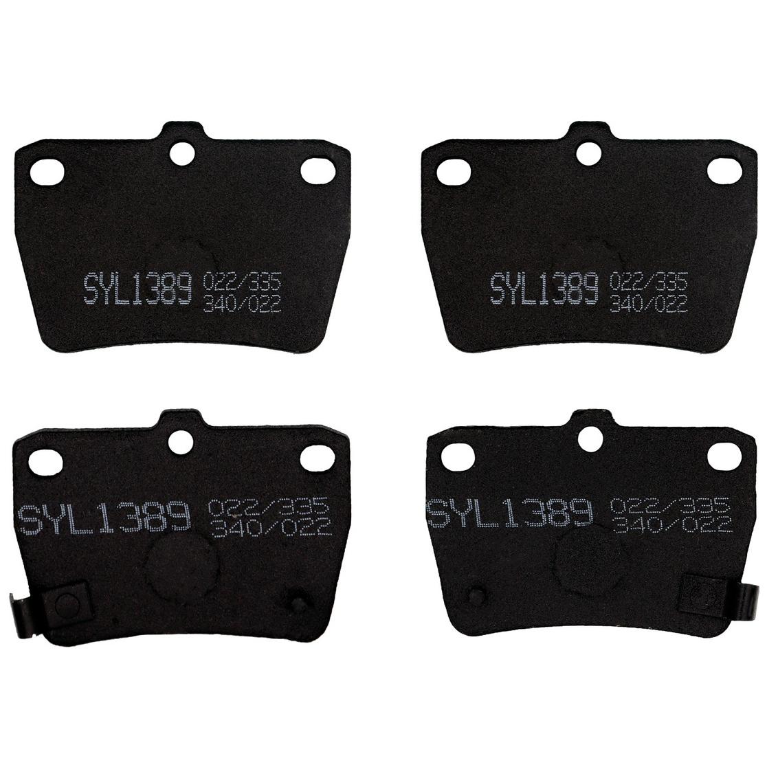 Pastilha de Freio Traseira para Chery Tiggo e Toyota RAV4 - ECOPADS - ECO1441