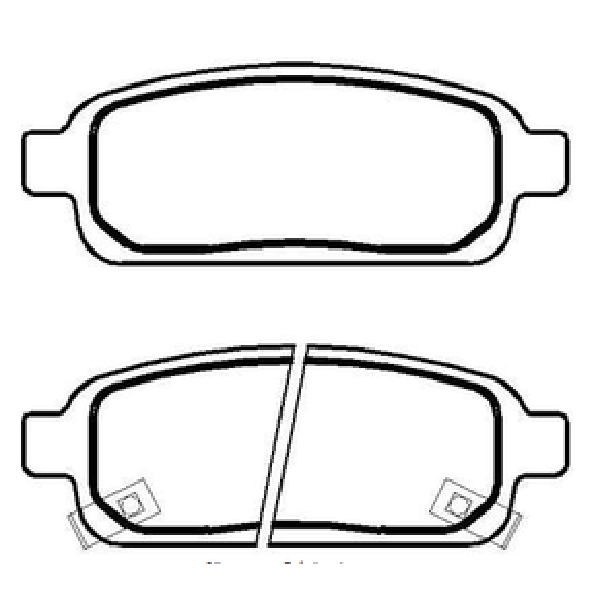 Pastilha de Freio Traseira para Chevrolet Cruze e Cruze Sport6 - ECOPADS - ECO1497