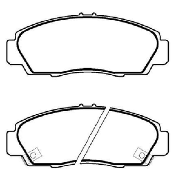 Pastilhas de Freio Dianteira para Honda Accord e Civic - ECOPADS - ECO1503