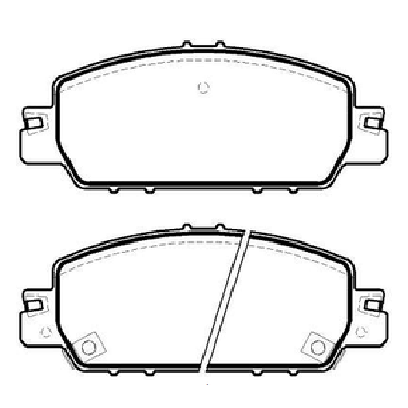 Pastilha de Freio Dianteira para Honda Civic - ECOPADS - ECO1591