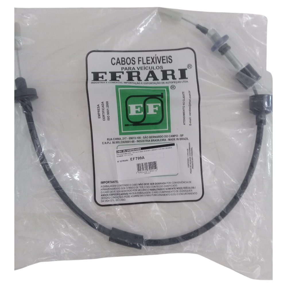 Cabo de Comando da Embreagem - Efrari - EF799A