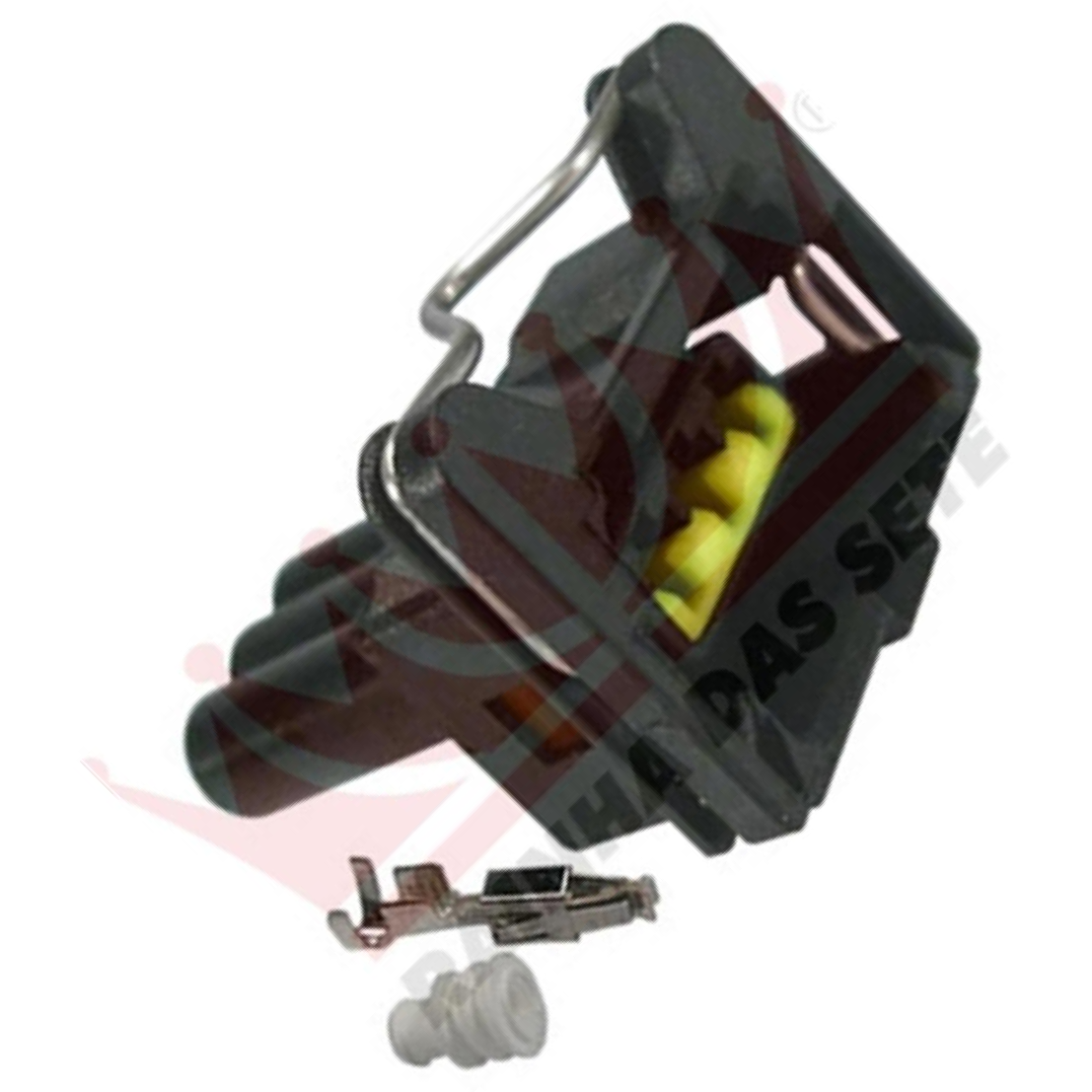 Chicote 3 Vias Fêmea 12V - Rainha das Sete - ETE 6880
