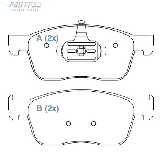 Pastilha de Freio Dianteira para Citroen Jumpy e Peugeot Expert - Willtec - FP1023