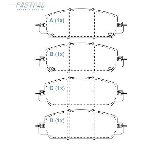 Pastilha de Freio Dianteira para Honda CR-V - Willtec - FP1045