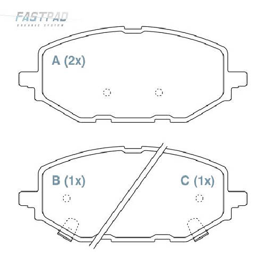 Pastilhas de Freio Dianteira para Chevrolet Tracker - Willtec - FP1056