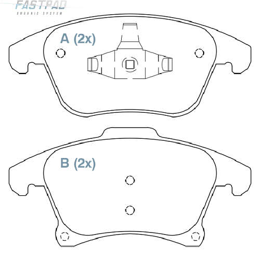 Pastilha de Freio Cerâmica Dianteira para Ford Fusion - Willtec - FP179