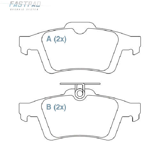 Jogo Pastilha de Freio - WILLTEC - FP732