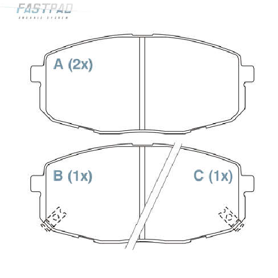 Jogo Pastilha de Freio Dianteira - WILLTEC - FP764