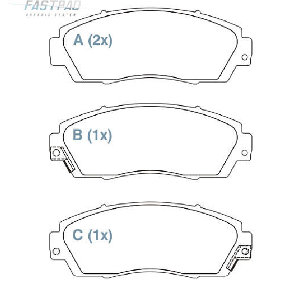 Pastilha de Freio Dianteira para Honda CR-V - Willtec - FP855