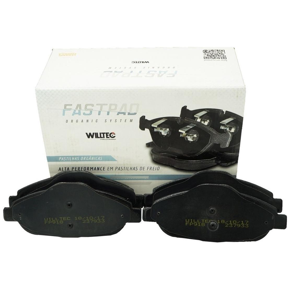 Jogo Pastilha de Freio Dianteira - WILLTEC - FP918
