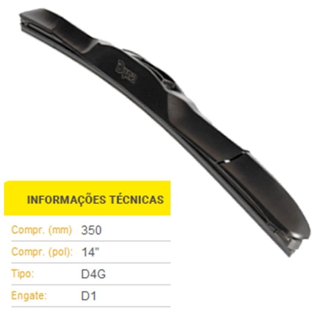 Palheta do Limpador de Para Brisa - Dyna - H614