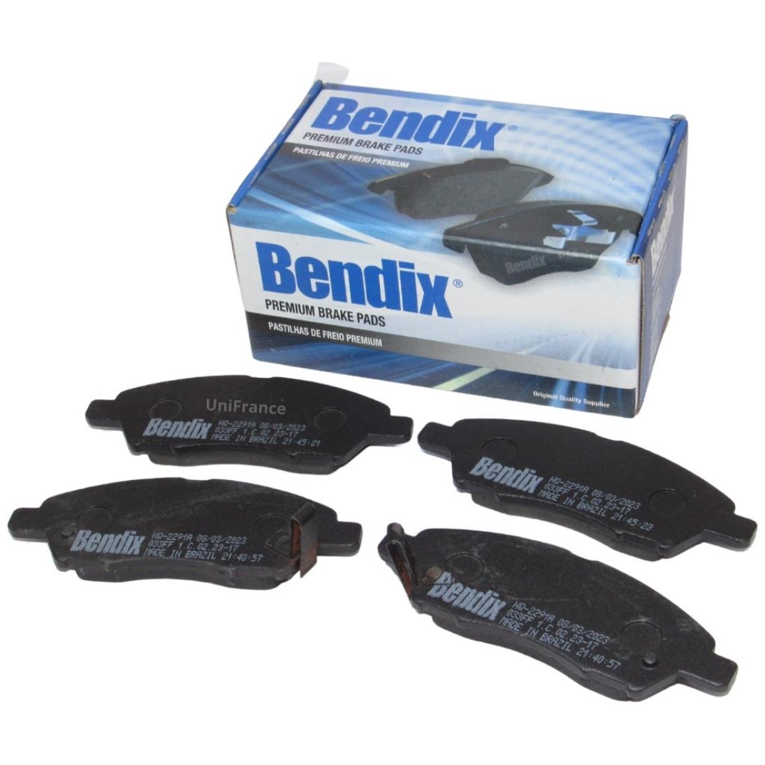 Jogo Pastilha de Freio Dianteira - BENDIX - HQ-2291A