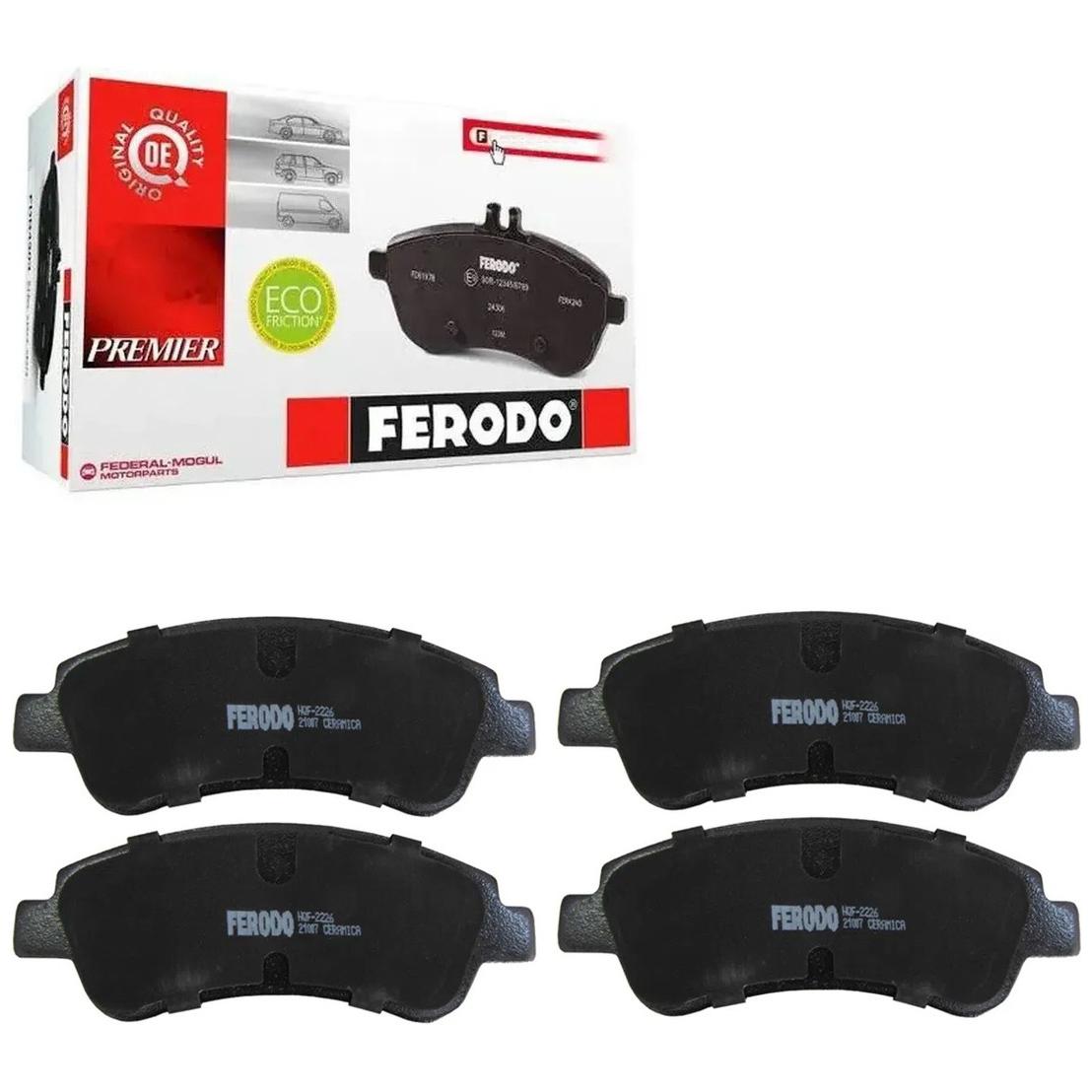 Jogo Pastilha de Freio Dianteira - FERODO - HQF-2226C