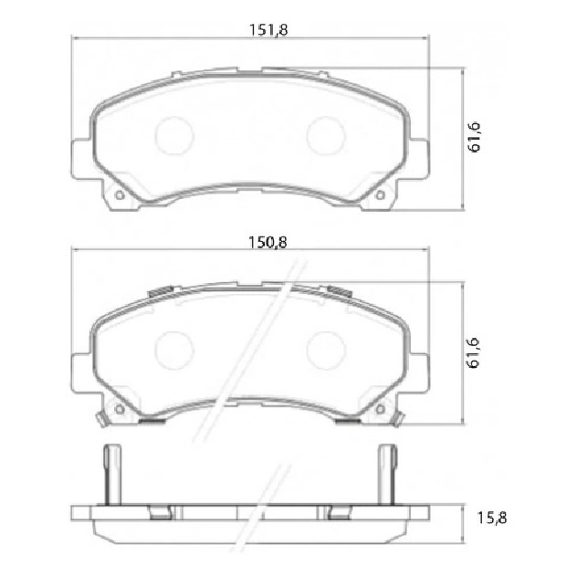 Pastilha de Freio Dianteira para Chevrolet S10 e Trailblazer - Ferodo - HQF-2290AC