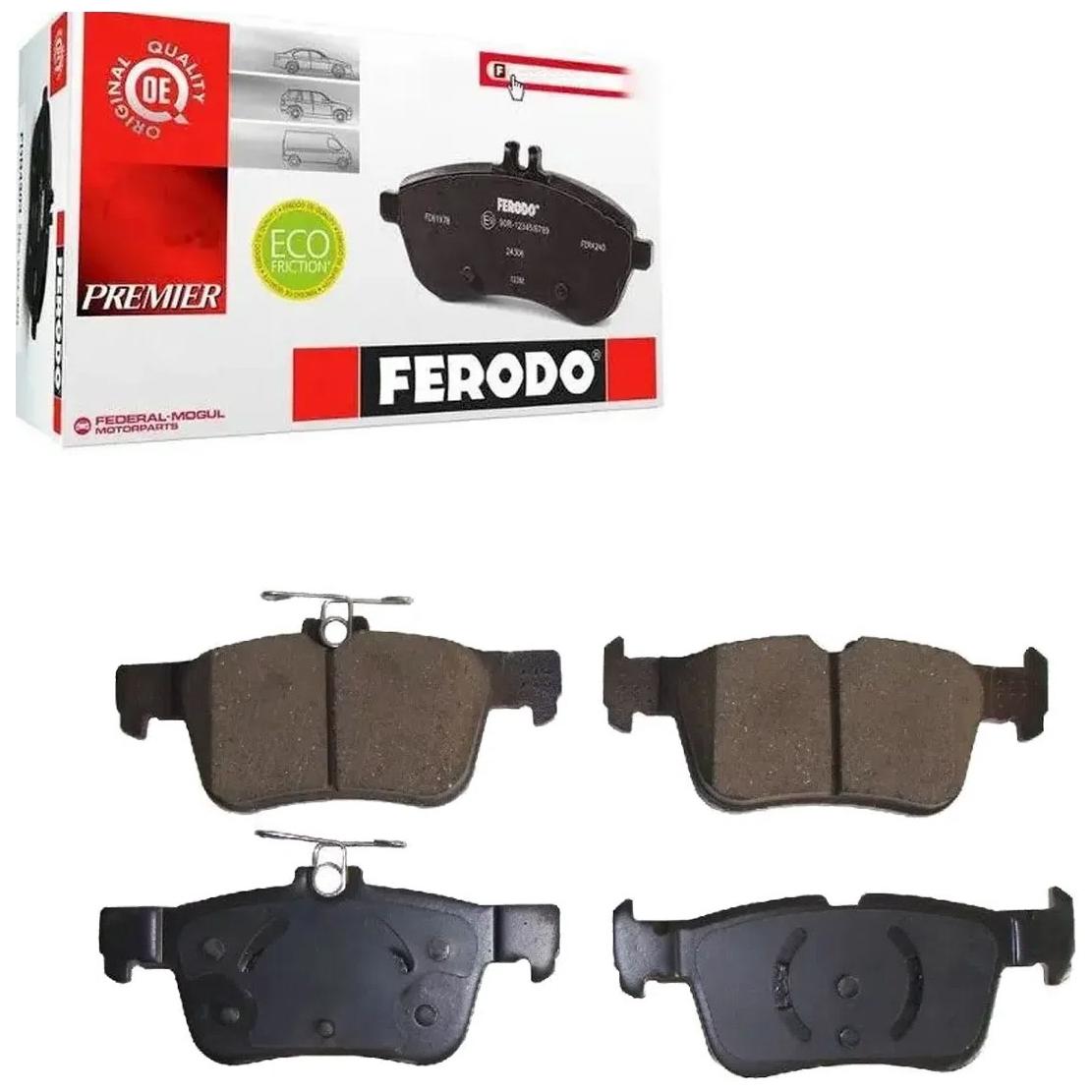 Pastilha de Freio Traseira para Ford Fusion - Ferodo - HQF-2316C