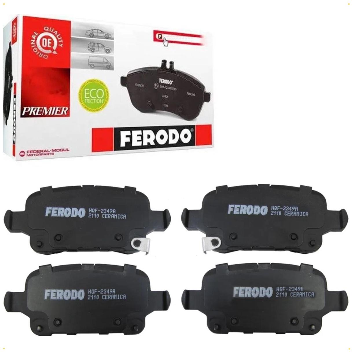 Jogo Pastilha de Freio Traseira - FERODO - HQF-2349AC
