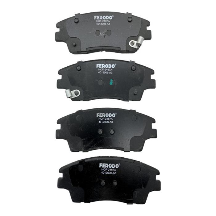 Pastilha de Freio Dianteira para Hyundai Tucson e KIA Sportage - Ferodo - HQF-2487AC