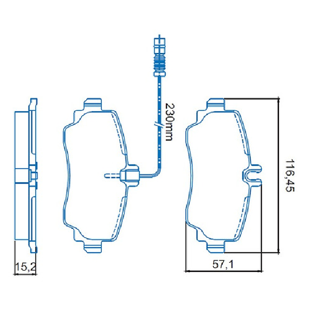 Pastilha de Freio Dianteira para Mercedes-Benz A 160 e A 190 - Jurid - HQJ-2101A