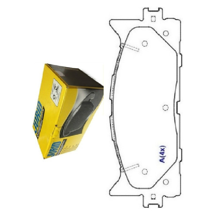 Pastilha de Freio Dianteira para Toyota Camry - Jurid - HQJ-2276