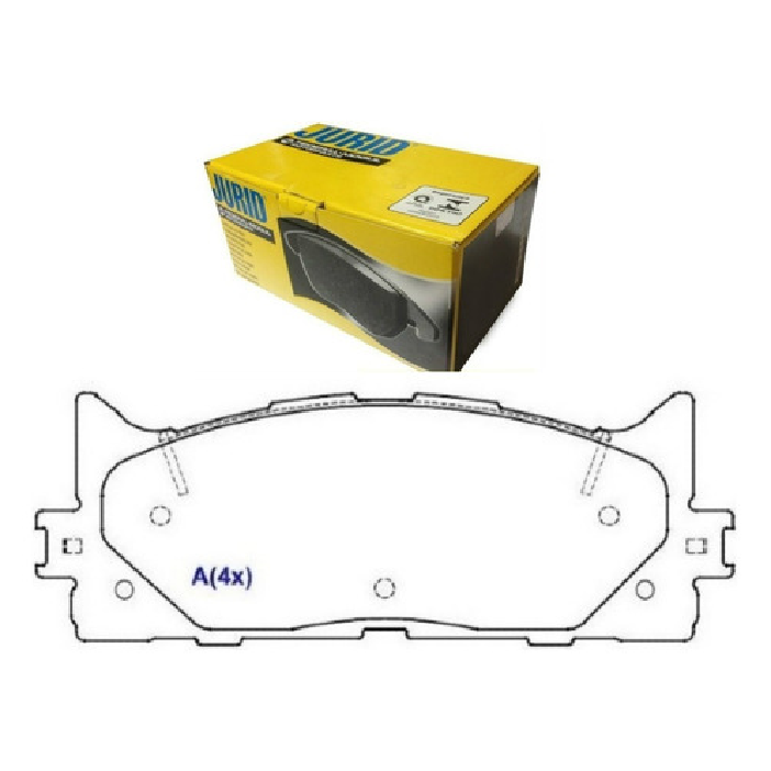 Pastilha de Freio Dianteira para Toyota Camry - Jurid - HQJ-2276