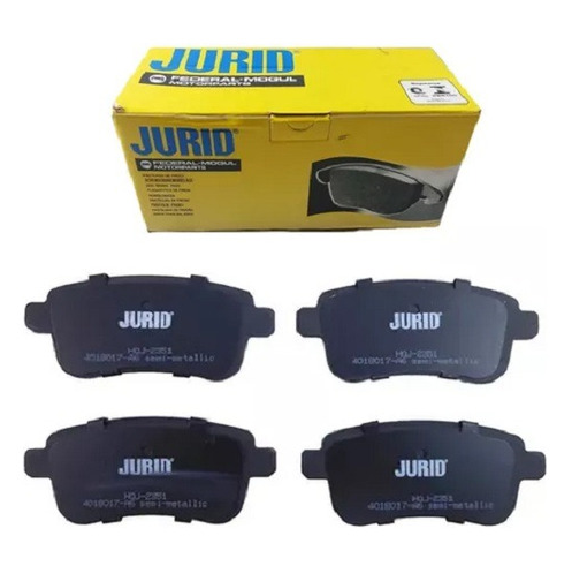 Pastilha de Freio Traseira para Renault Fluence - Jurid - HQJ-2351