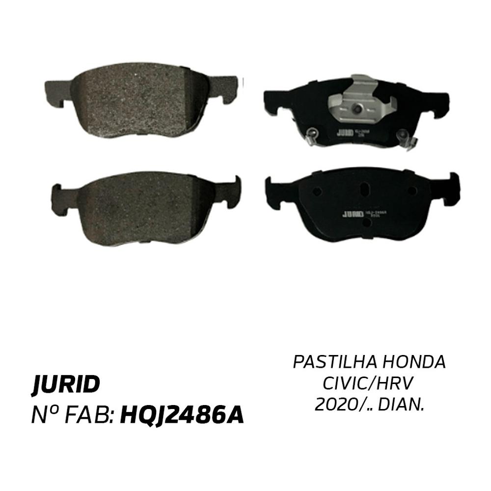 Pastilha de Freio Dianteira para Honda Civic e HR-V - Jurid - HQJ-2486A