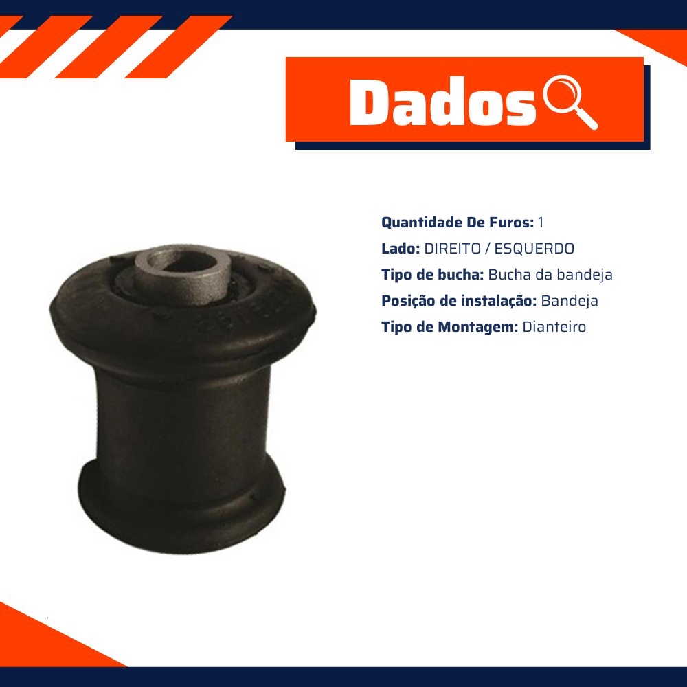Bucha da Bandeja Dianteira para Chevrolet Omega e Suprema - Mobensani - MB 1170