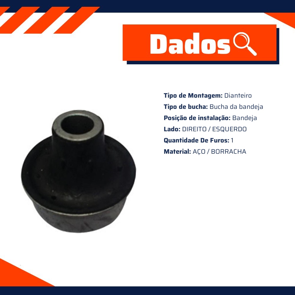 Bucha da Bandeja Dianteira para Chevrolet Omega e Suprema - Mobensani - MB 1171