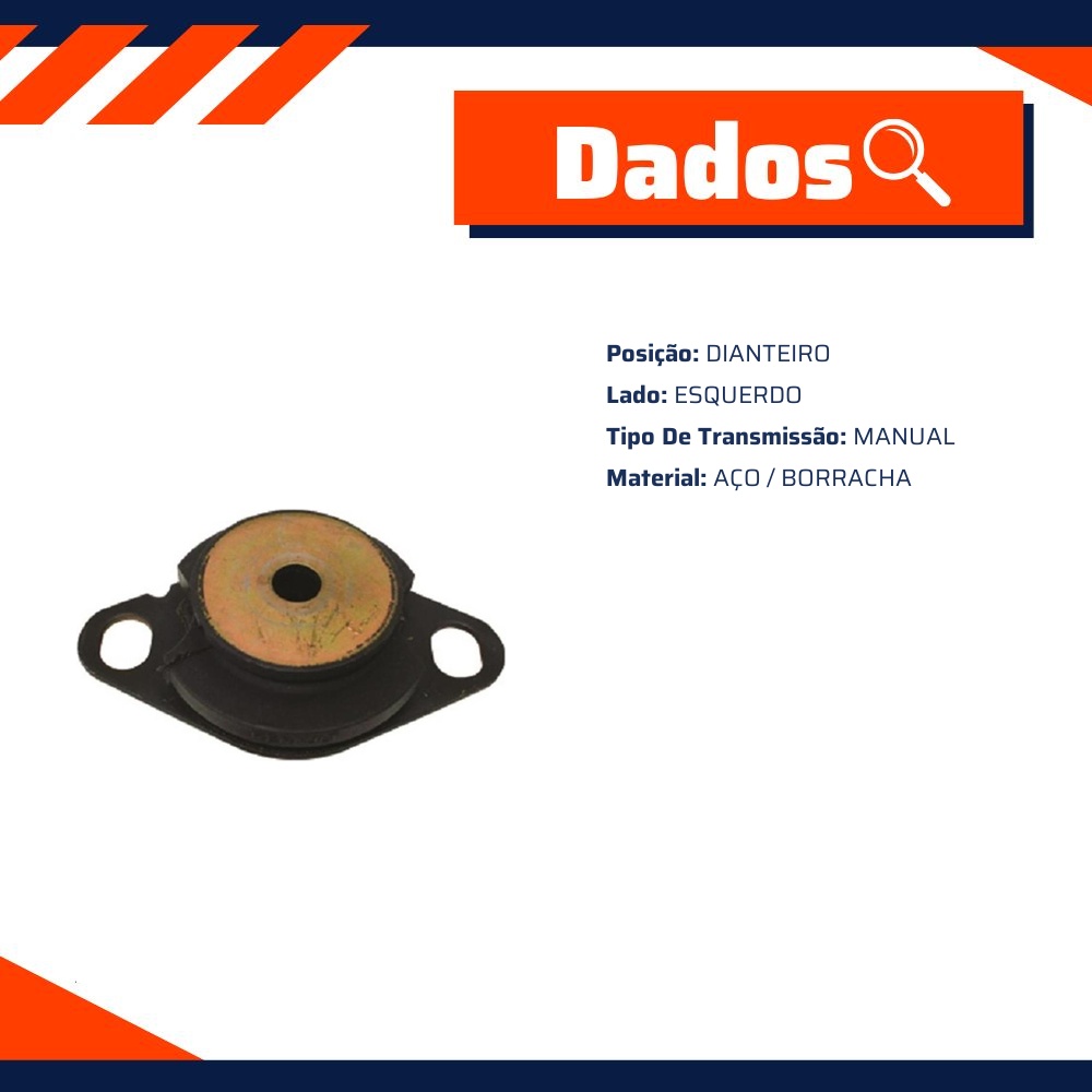 Coxim do Motor Dianteiro - Mobensani - MB 9092