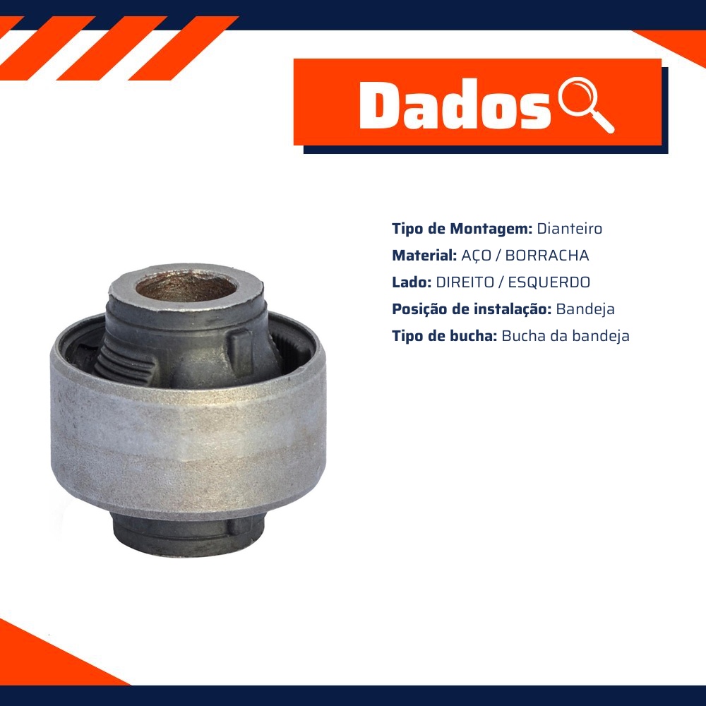 Bucha da Bandeja Dianteira para Nissan March e Versa - Mobensani - MB7020