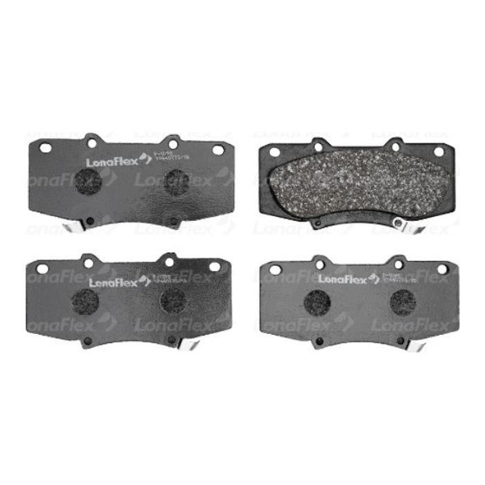Pastilha de Freio Dianteira para Toyota Hilux - Lonaflex - P-1098