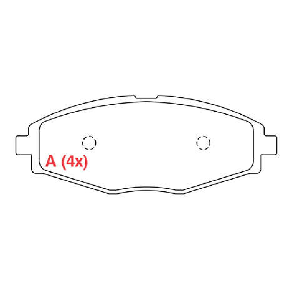 Pastilha de Freio Dianteira para Chery QQ - Willtec - PW160