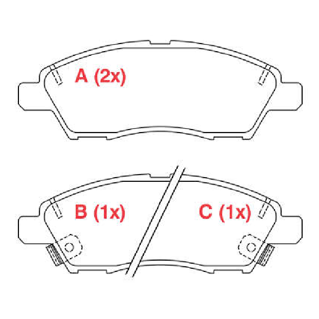 Pastilha de Freio Dianteira para Nissan March e Versa - Willtec - PW173