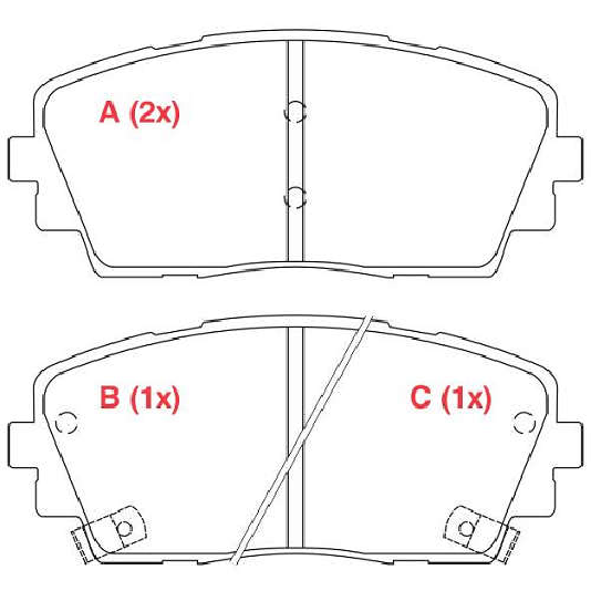 Pastilha de Freio Dianteira para KIA Picanto - Willtec - PW222