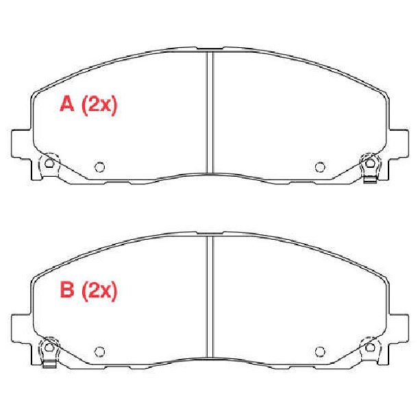 Pastilha de Freio Dianteira para Dodge Journey e Fiat Freemont - Willtec - PW224