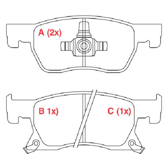 Pastilha de Freio Dianteira para Chevrolet Cruze - Willtec - PW270