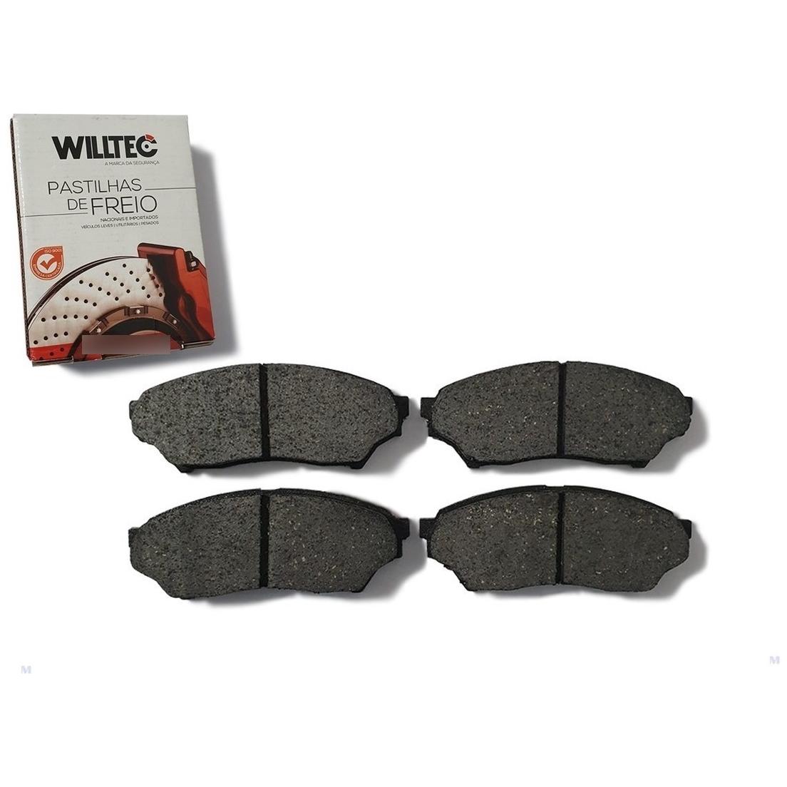 Pastilha de Freio Dianteira para Mitsubishi Pajero Tr4 - Willtec - PW74