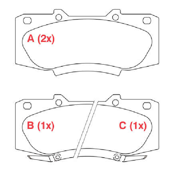 Pastilha de Freio Dianteira para Toyota Hilux - Willtec - PW758