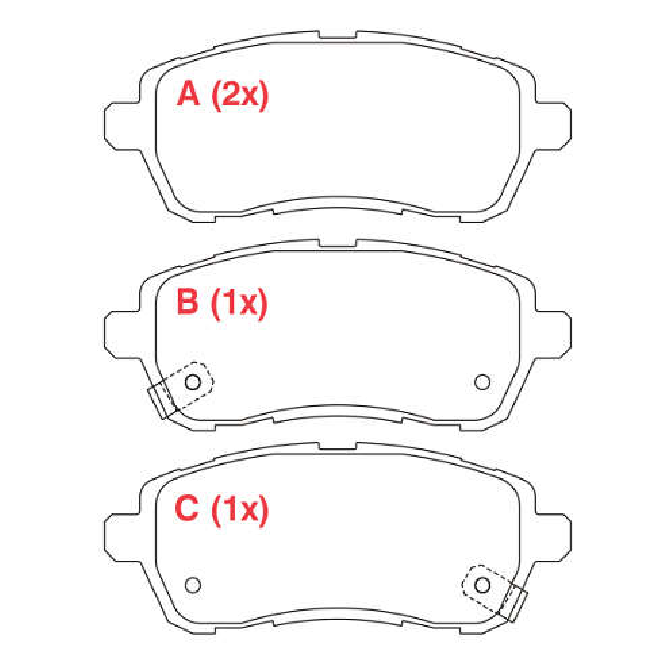 Jogo Pastilha de Freio Dianteira - WILLTEC - PW883