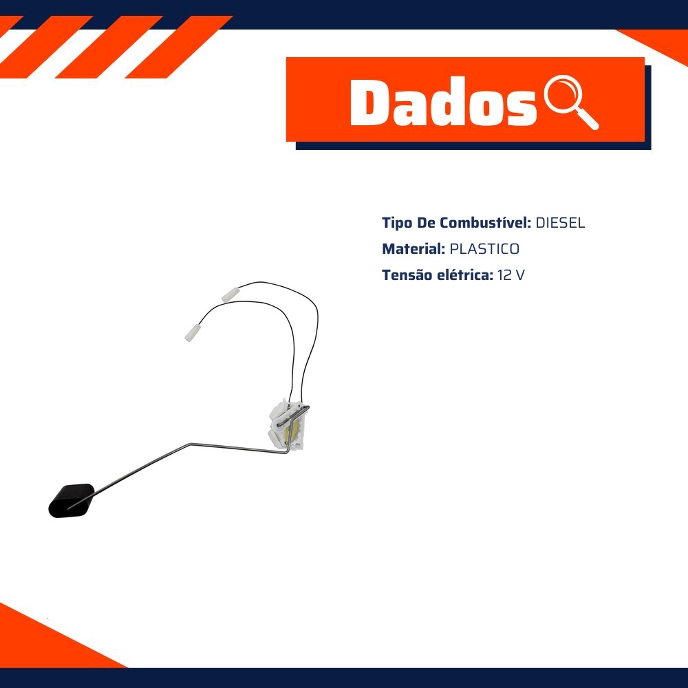 Sensor de Nível de Combustível Gasolina para Ford Ranger - TSA - T-010173