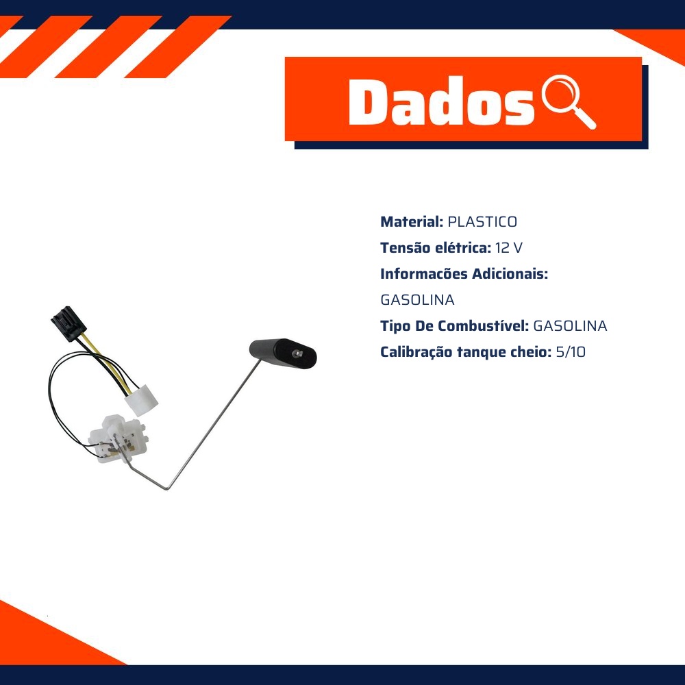 Sensor de Nível de Combustível Gasolina para Hyundai I30 e I30 CW - TSA - T-010234