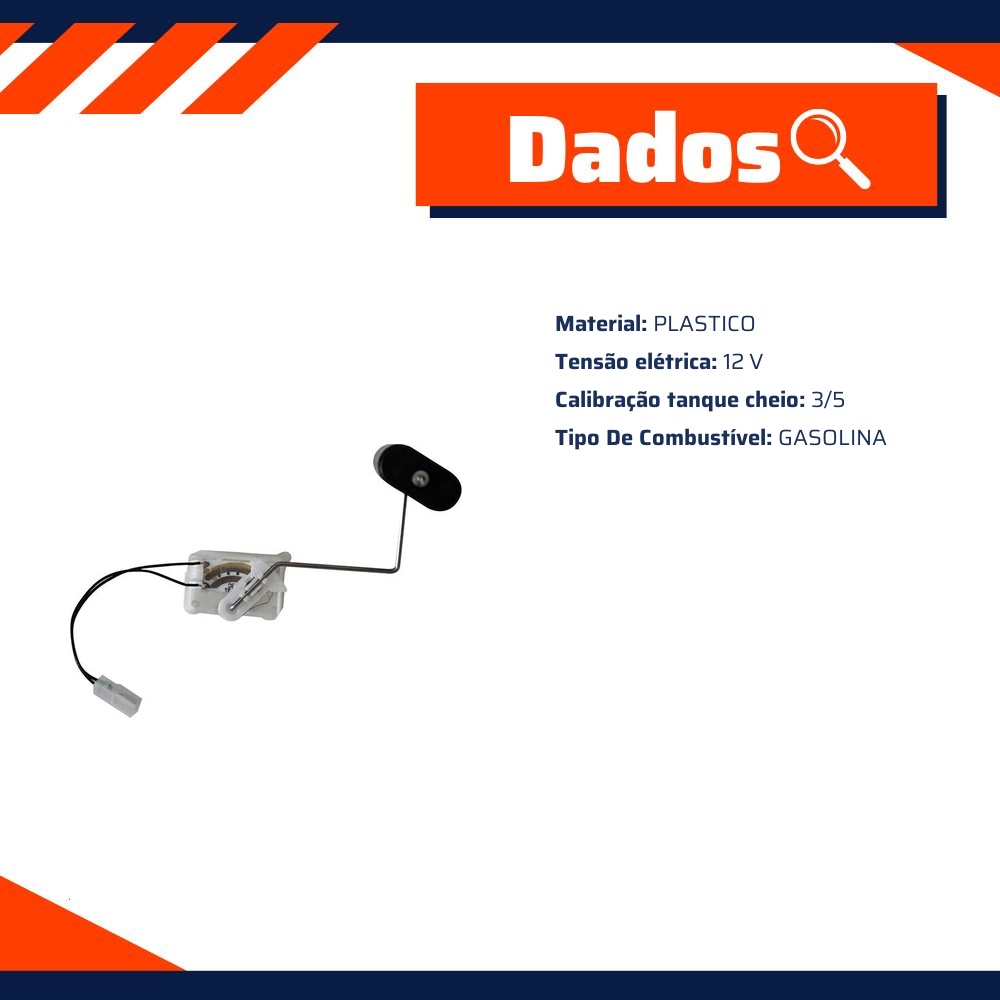 Sensor de Nível de Combustível Gasolina para Hyundai Tucson e KIA Sportage - TSA - T-010236