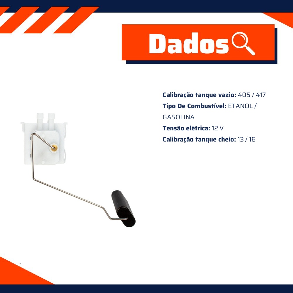 Sensor de Nível de Combustível Flex para Toyota YARIS e YARIS SEDAN - TSA - T-010302
