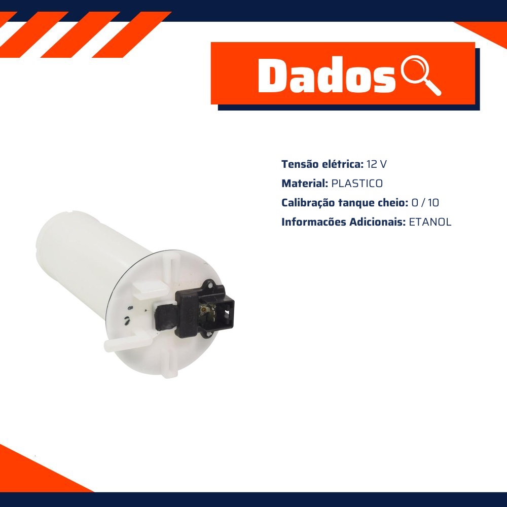 Sensor de Nível de Combustível Etanol - TSA - T-060009